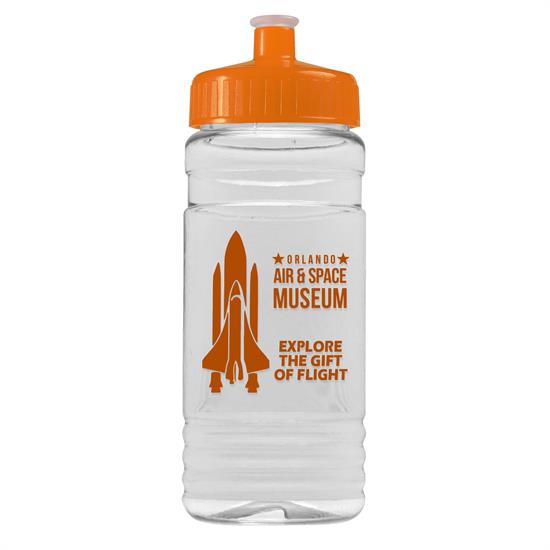 TB20 - 20 oz. Clear Sports Bottle with Push Pull Lid